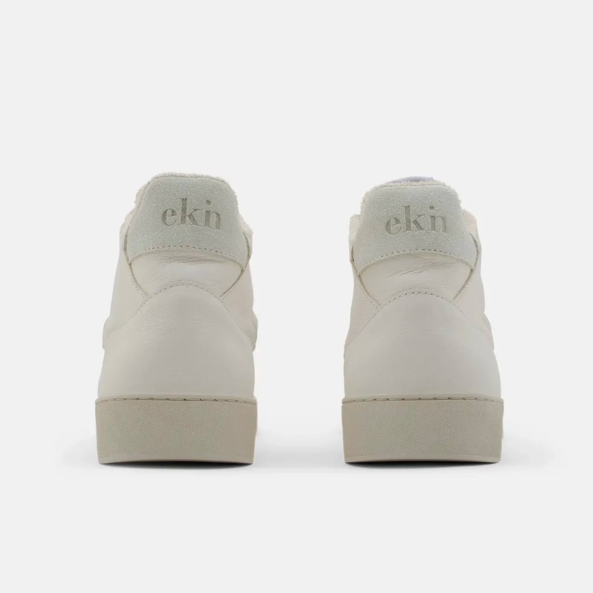 EKN Footwear Daisy Mid Sneaker Unisex ekn_daisy-mid-sneaker-men_white_03, Bekleidung, Schuhwerk, Schuh, Sneaker, Leinwand