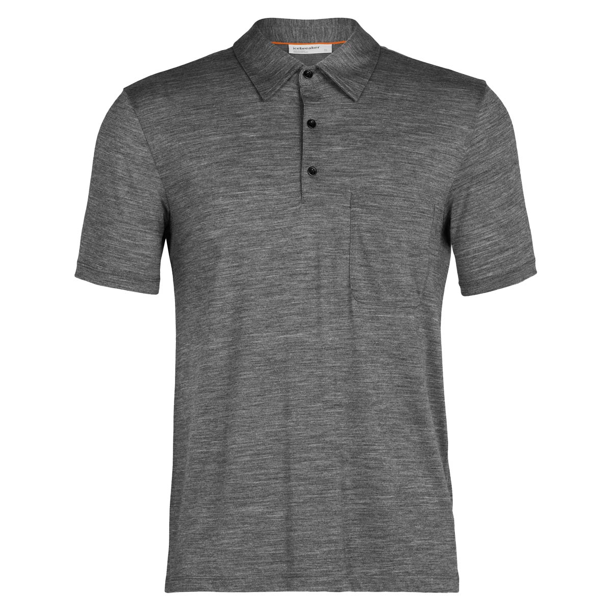Icebreaker Drayden SS Merino Polo Shirt Herren Icebreaker-SS22-Men-Drayden-SS-Polo-GRITSTONE-HTHR-0A56EI004_5