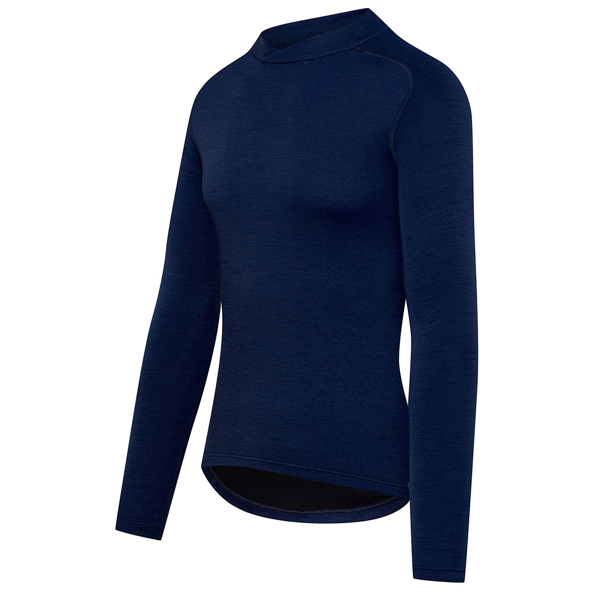Café du Cycliste Cosette Merino Base Layer Langarm Unterhemd Herren Cafe_du_Cycliste-Long_Sleeve_Merino-Navy-3
