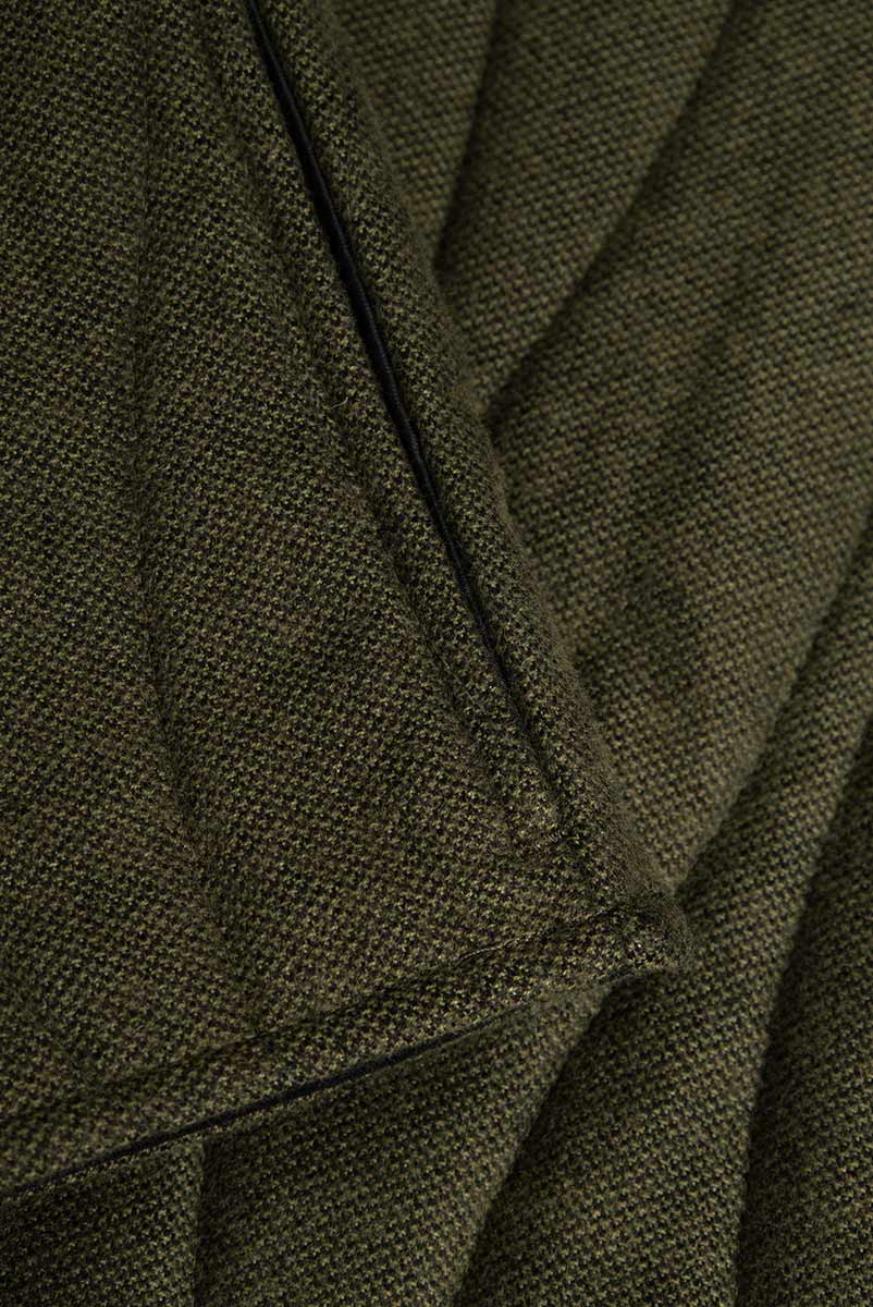 ROTHOLZ Flanell Weste Unisex Rotholz_FlannelQuiltVestOrganicCotton-MossGreen_04