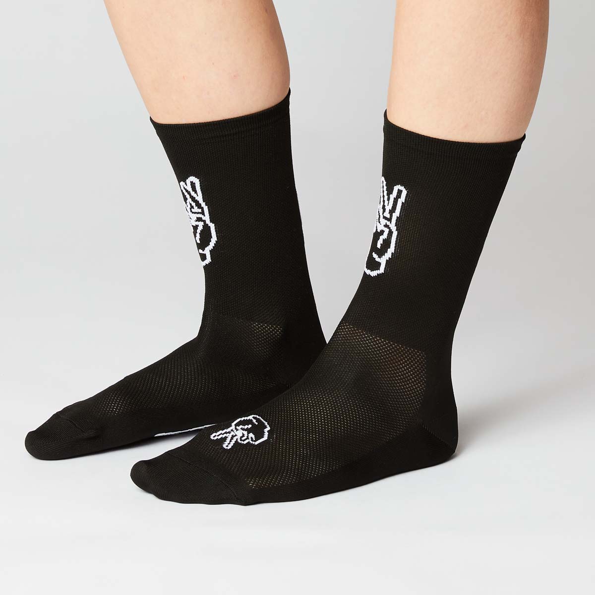 FINGERSCROSSED Rolling Harmony Radsocken Unisex ROLLING-HARMONY-BLACK_F4