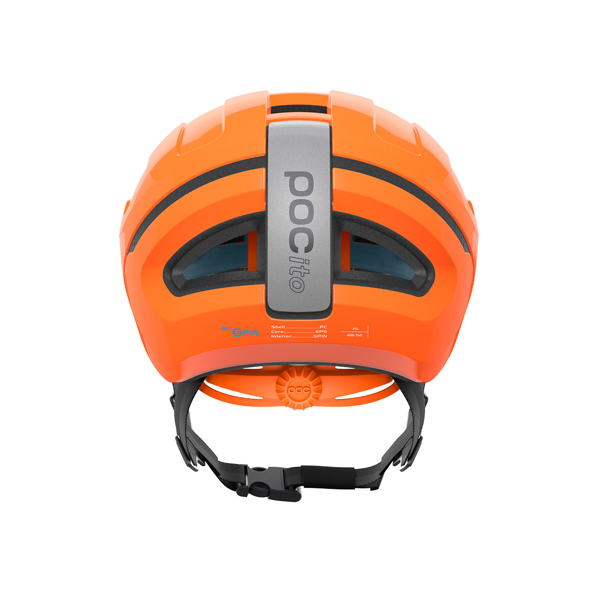 POCito Omne SPIN Fahrradhelm Kids 10726-POC_POCitoOmneSPIN_9050_FluorescentOrange_rear