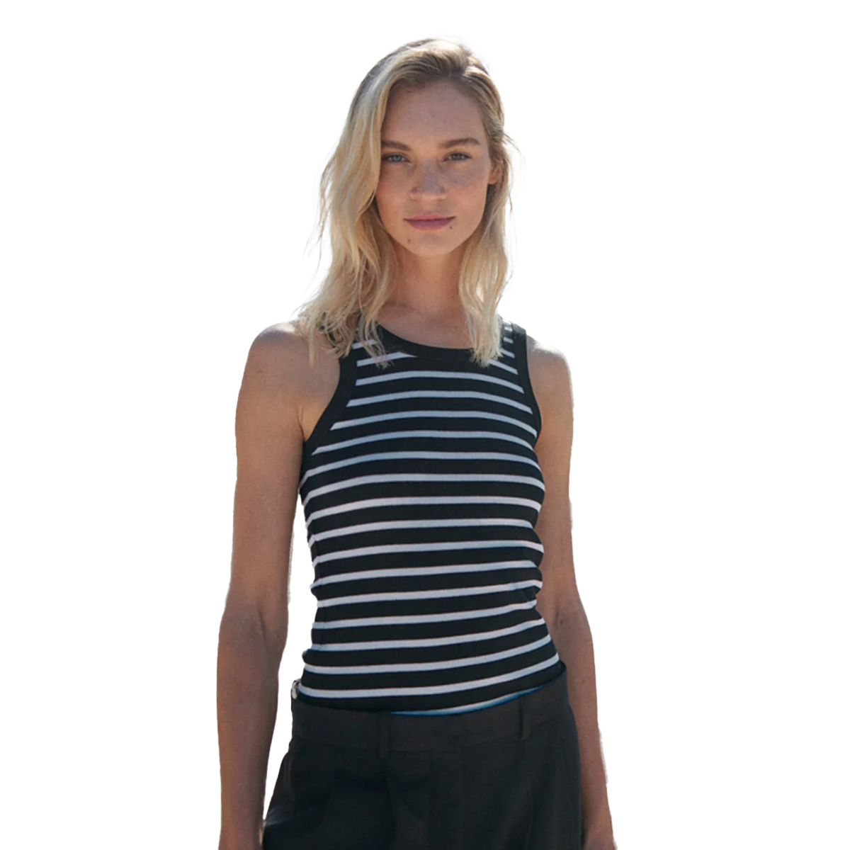 Tanktop Streifen aus Organic Cotton Women