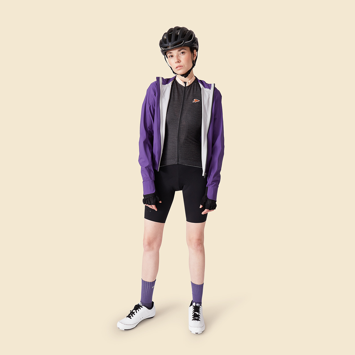 Café du Cycliste Suzette Regenjacke Damen Cafe-du-Cycliste-SUZETTE_Womens_Waterproof-Jacket_Amethysist_04