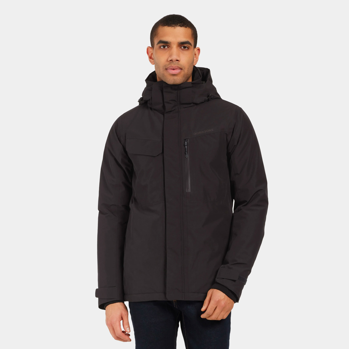 Didriksons STEFAN Wetterfeste Jacke Herren Didriksons_Stefan-Jacket_Unisex_Black_02