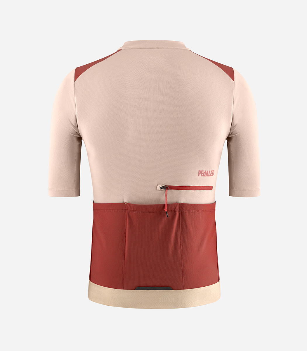 PEdALED Odyssey Merino Radtrikot Herren PEdALED_ODYSSEY_MERINO-JERSEY_beige_02