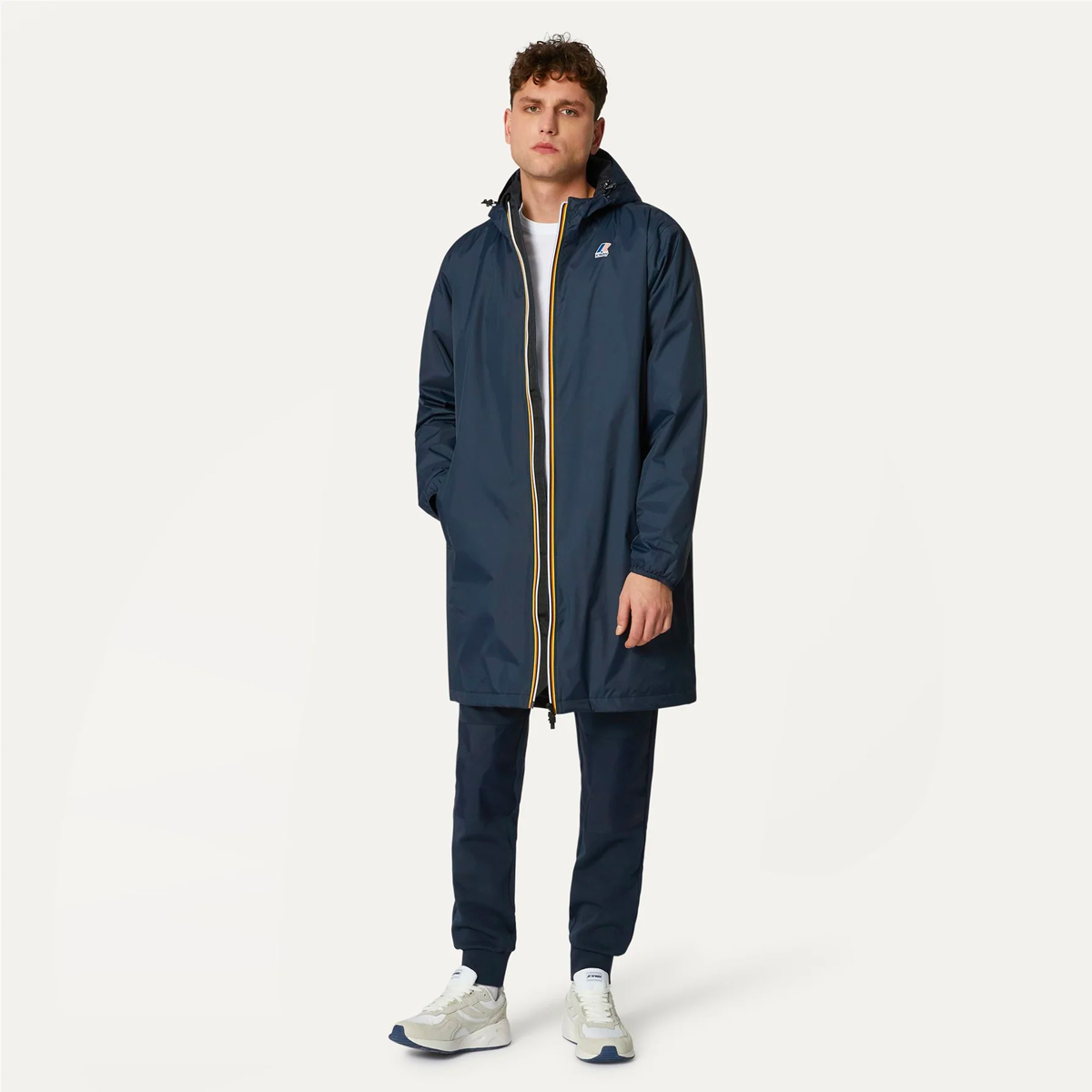 K-WAY Le Vrai 3.0 Eiffel Regenmantel Unisex K-Way_Le-Vrai-3.0-eiffel-warm_coat_blue-depth_04