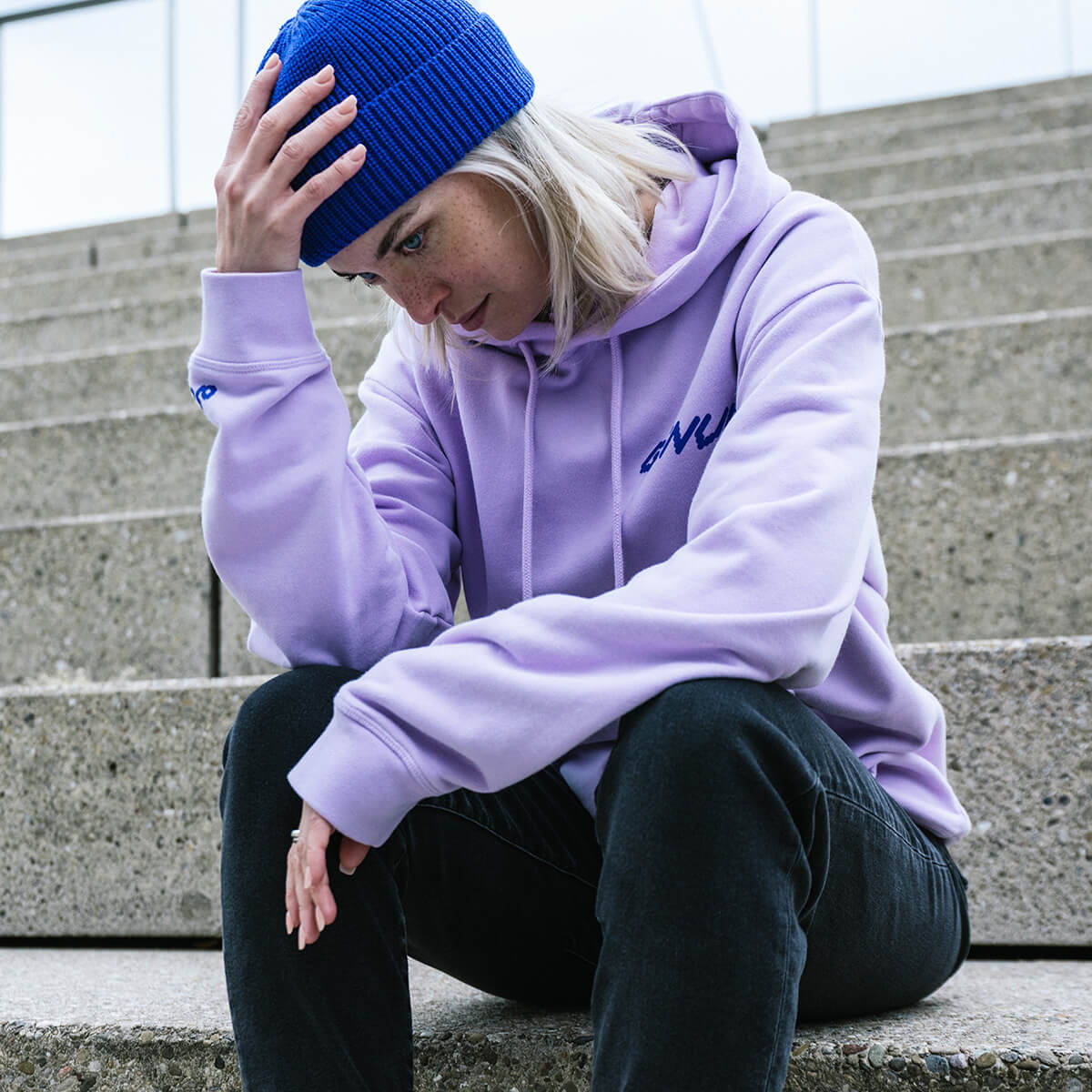 GENVELO Hoodie, Unisex, lilac