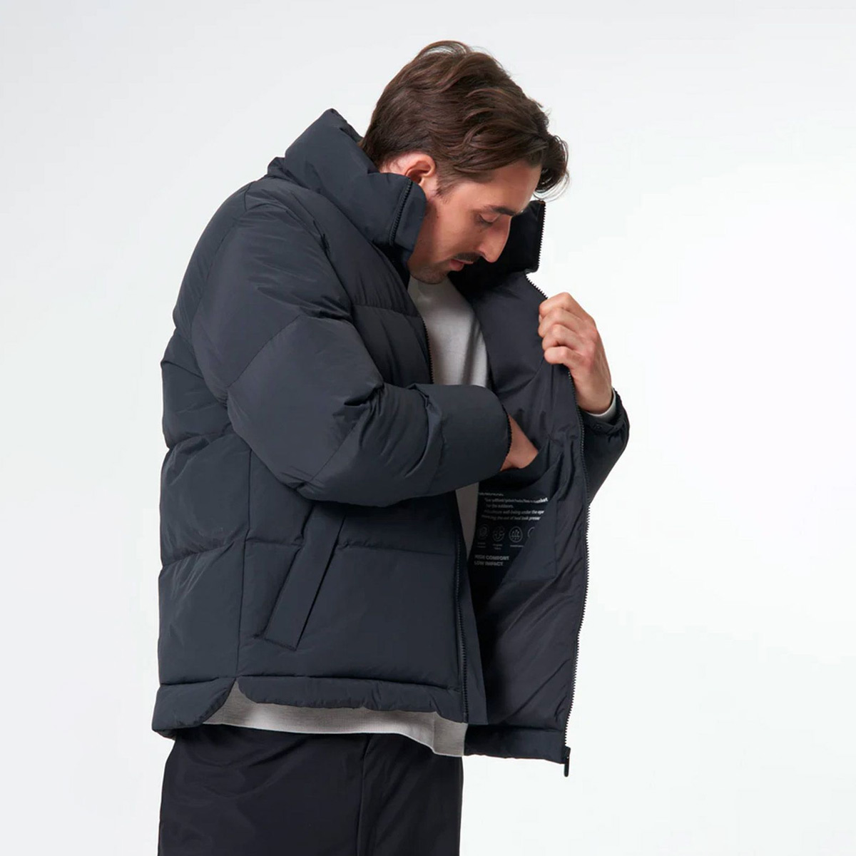 Pinqponq Puffer Steppjacke Unisex pinqponq_Puffer-Jacket_Unisex_Peat-Black_07