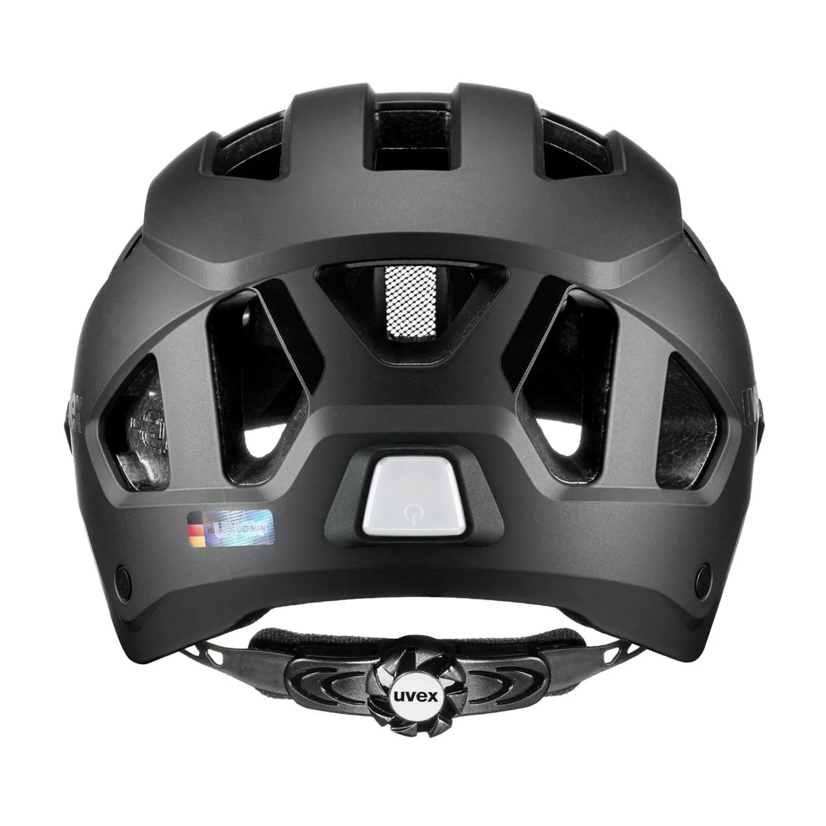 uvex stride visor Helm mit Visier Unisex black matt schwarz Licht aus
