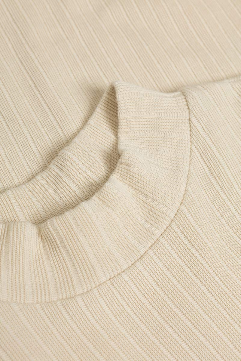ROTHOLZ Rippstrick Langarmshirt Damen Rotholz_RibbedLong-SleeveMockneckOrganicCotton-SoftSand_02