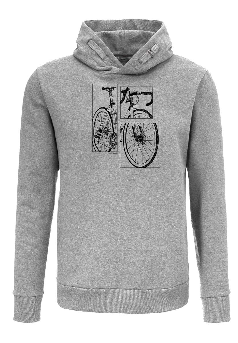 Bike Cut - Star - Hooded Sweater Men