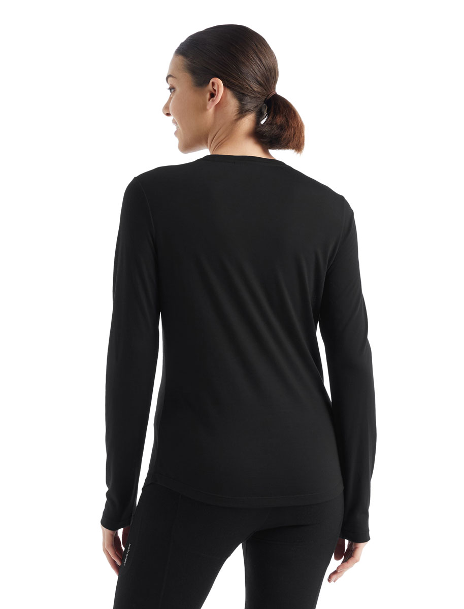 Icebreaker Sphere II Langarmshirt Damen Icebreaker_FW22-Women-Sphere-II-LS-Tee-BLACK-0A56EJ001_2