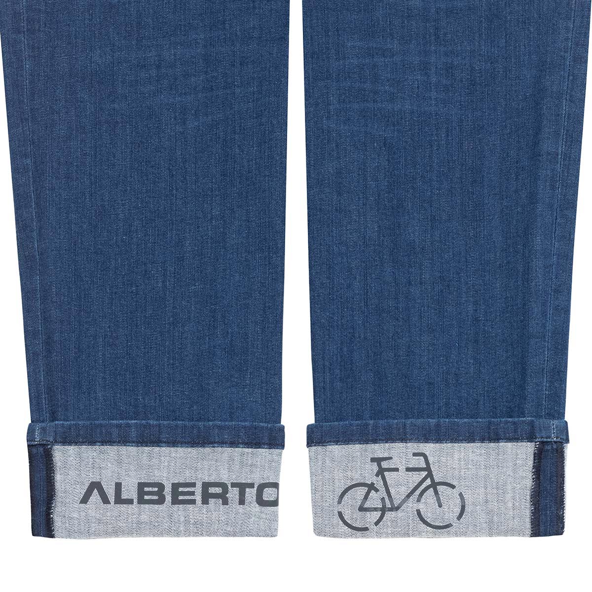 ALBERTO Fahrrad Jeans Slim Straight Fit Herren 6758-2980-Alberto-Speed-D-Eco-880-darkblue-Detail-5-3