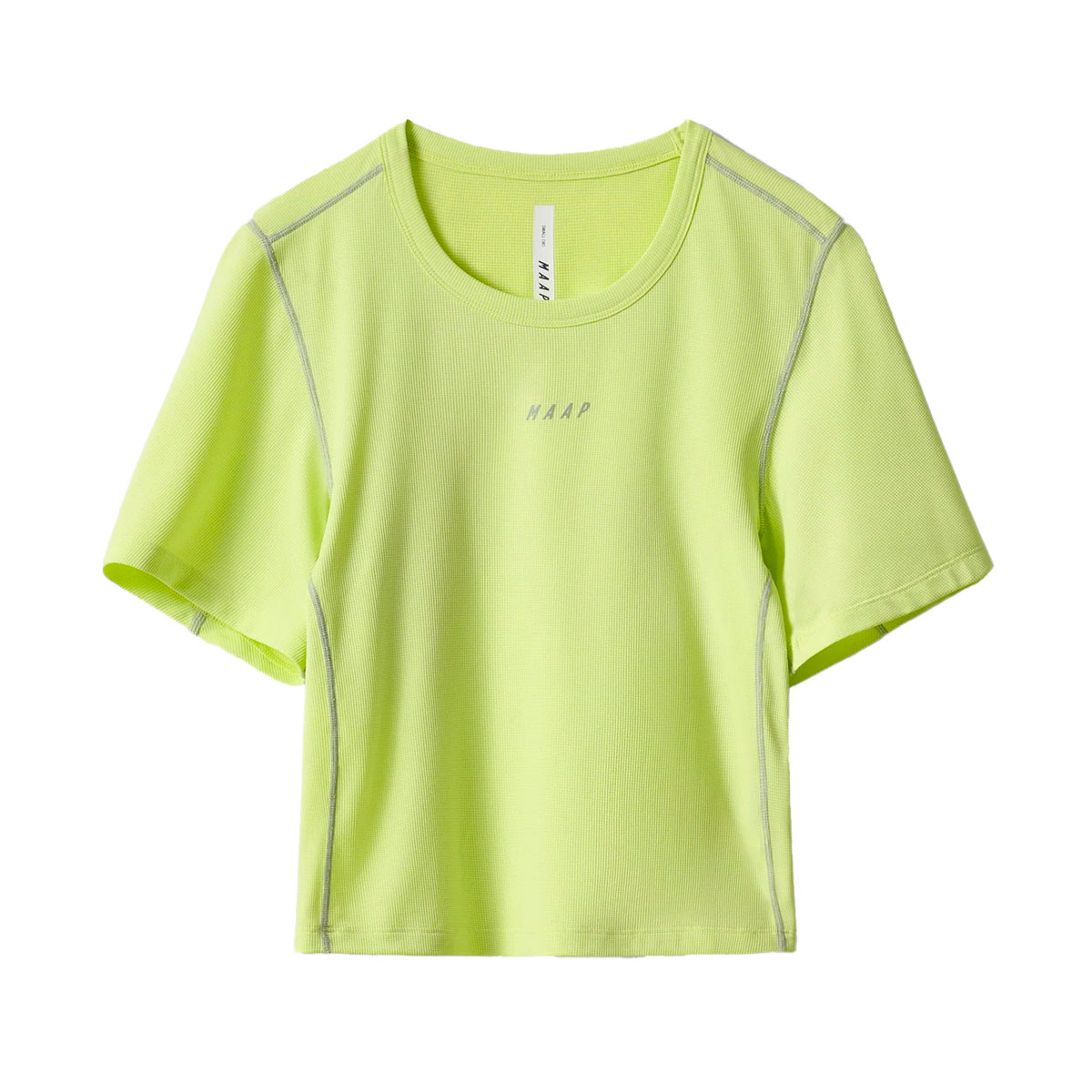 MAAP Alt_Road Cropped T-Shirt Damen Maap_Womens-Alt-Road-Crop-Tech-Tee_Women_Shadow-Lime_01
