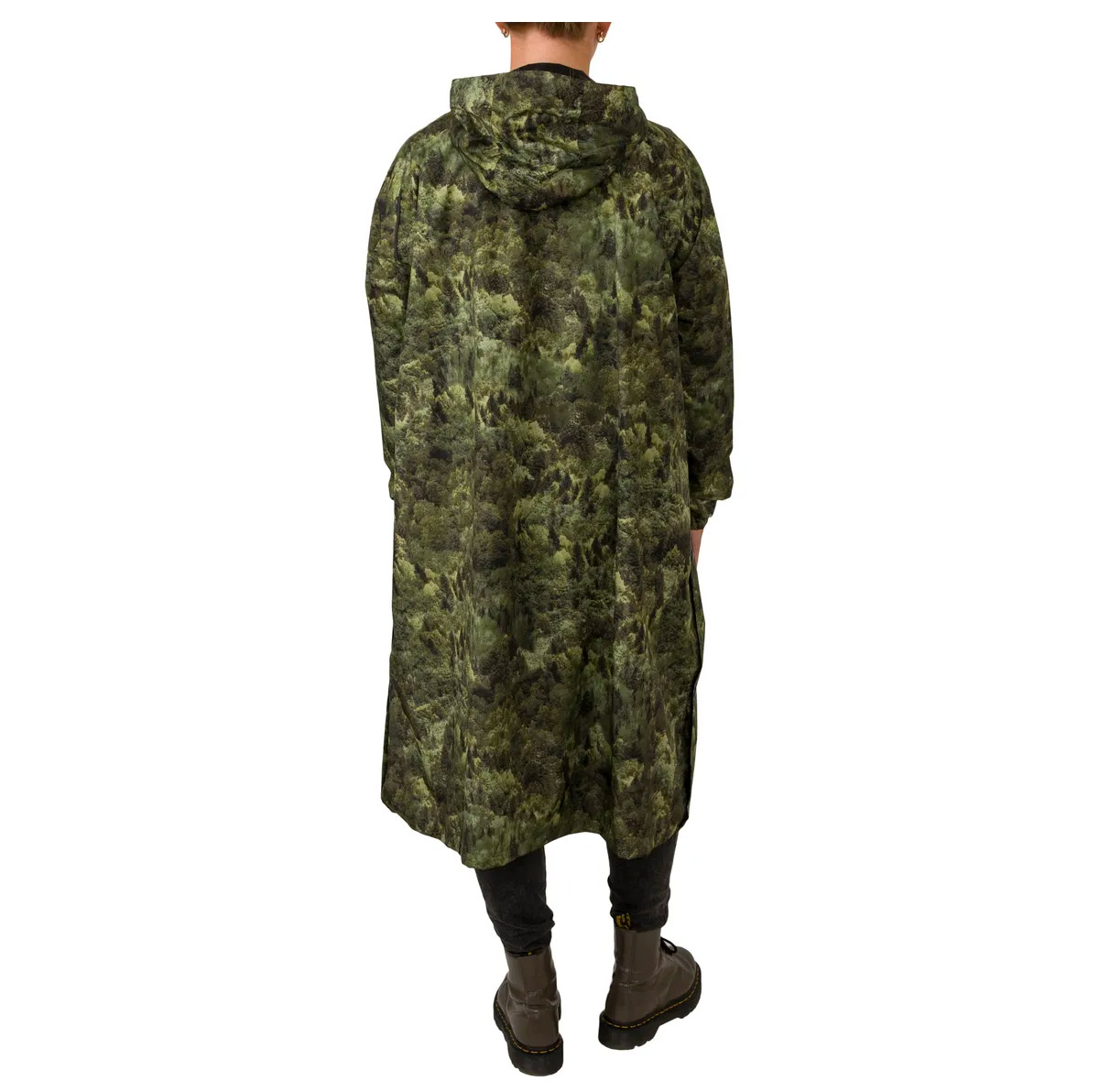 AGU Motion Waldprint Regenponcho Unisex AGU_Motion-Poncho-Forest_08, Bekleidung, Mantel, Modisch