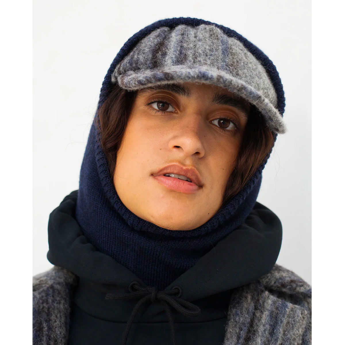 ROTHOLZ Gestrickte Merino Balaklava Unisex Rotholz_KnitHoodMerinoWool-ClassicNavy_05