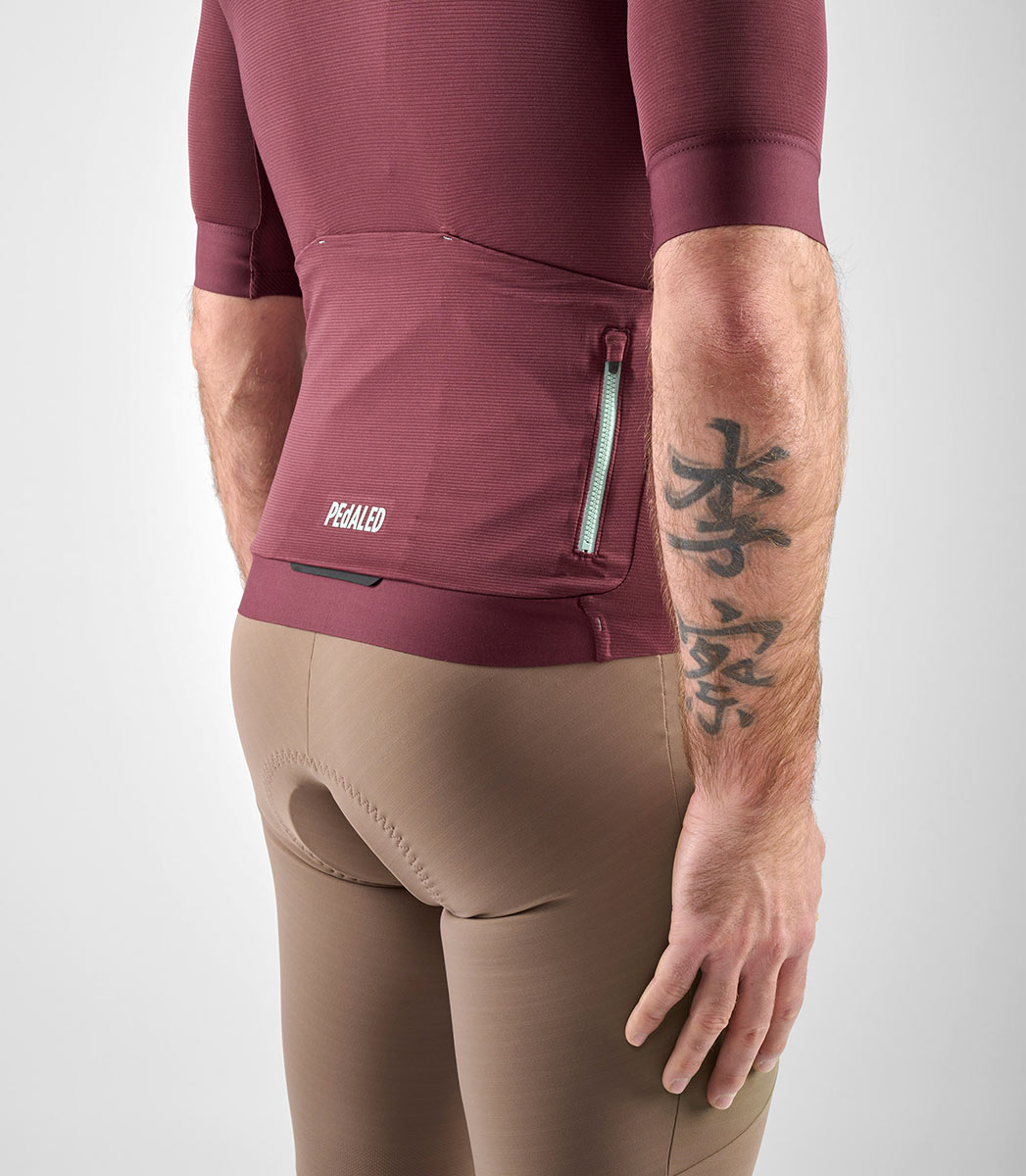 PEdALED Element Lightweight Radtrikot Herren PEdALED_ELEMENT_JERSEY-LTW_burgundy_06