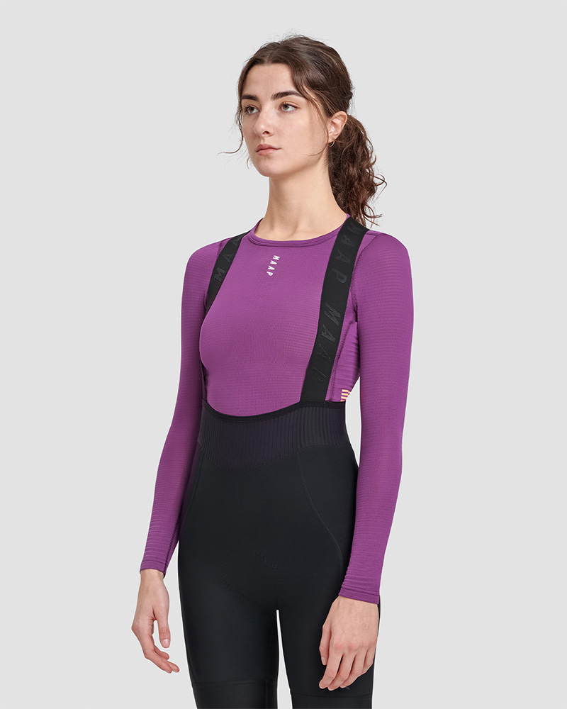 MAAP Thermo Base Layer Langarm Unterhemd Damen maap-MAP-WBL050-VIO-Thermal-Base-Layer-LS-Tee-violet-2