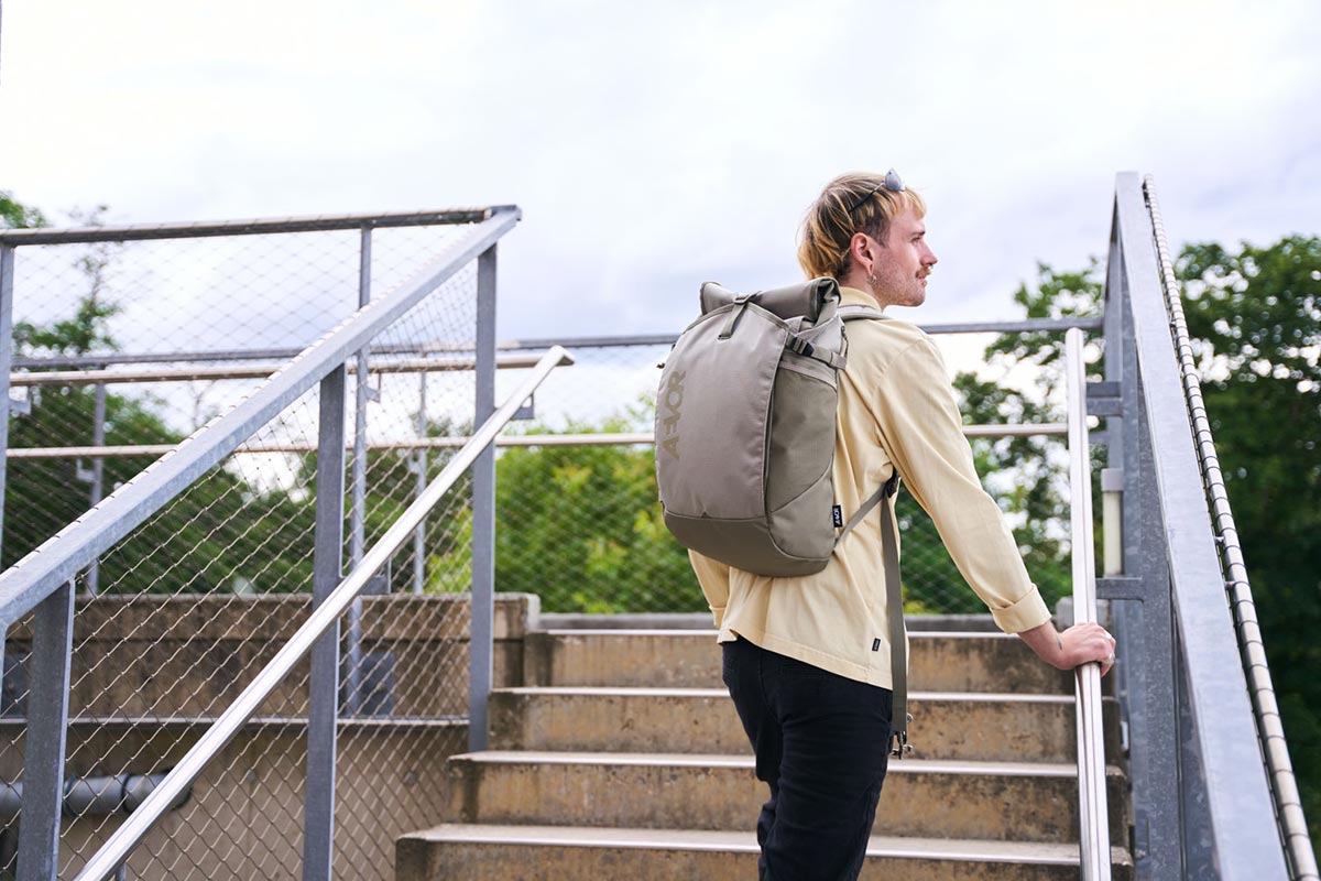 AEVOR Roll Pack 20L Rucksack AEVOR_Roll-Pack_Backpack_Sesam-Olive_12