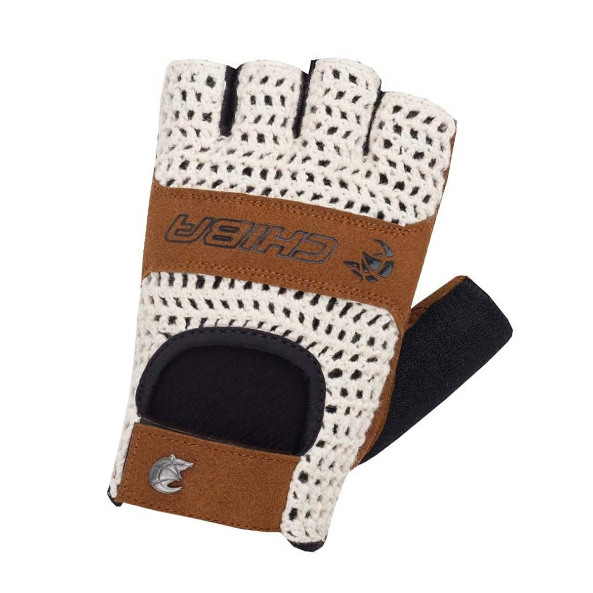 CHIBA Retro Fahrradhandschuhe Unisex 3040018-Retro-beige-braun-OH