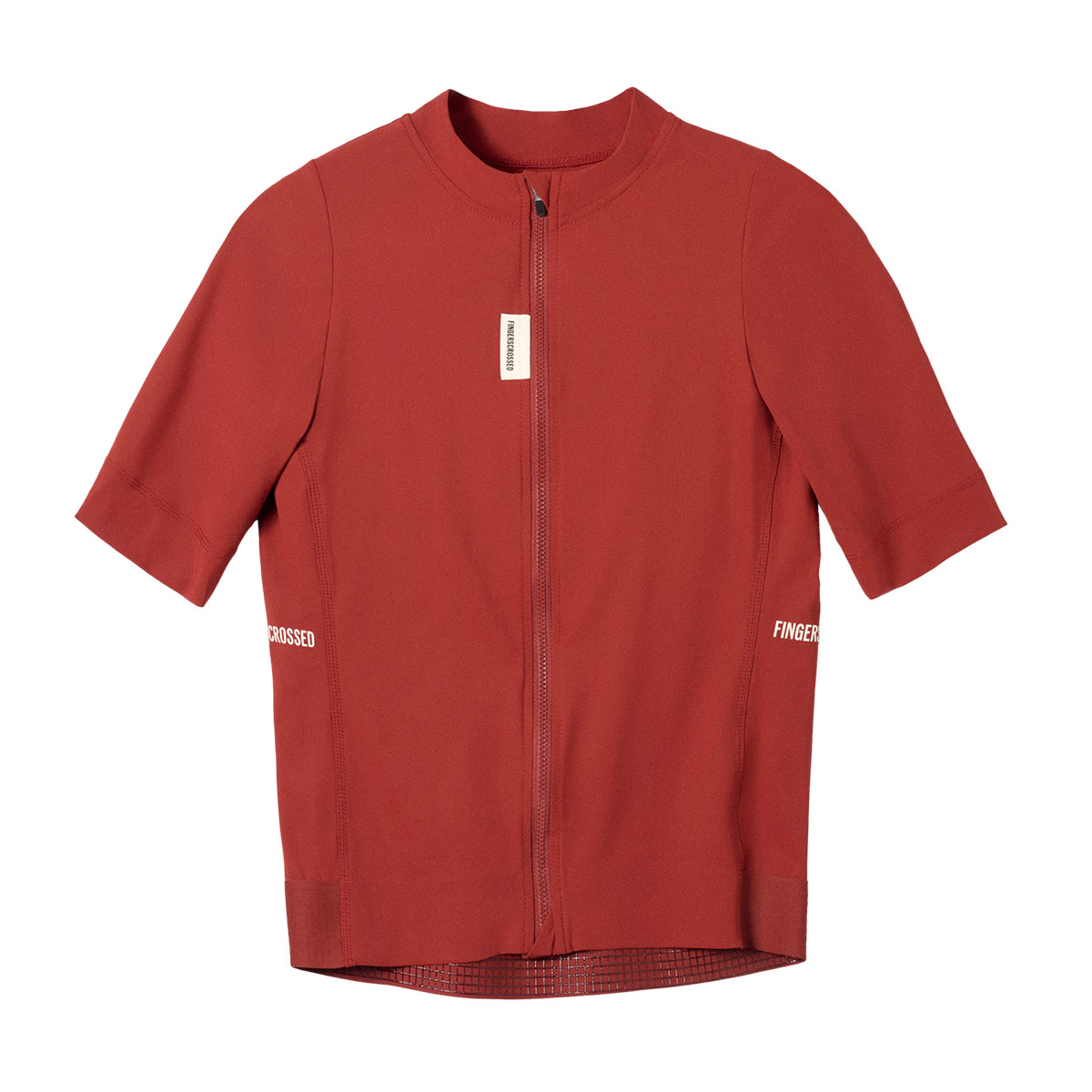 FINGERSCROSSED #ROAD JERSEY Women Rad Trikor Radsport Damen brick rot FINGERSCROSSED #ROAD JERSEY Women Rad Trikor Radsport Damen brick rot Freisteller vorne