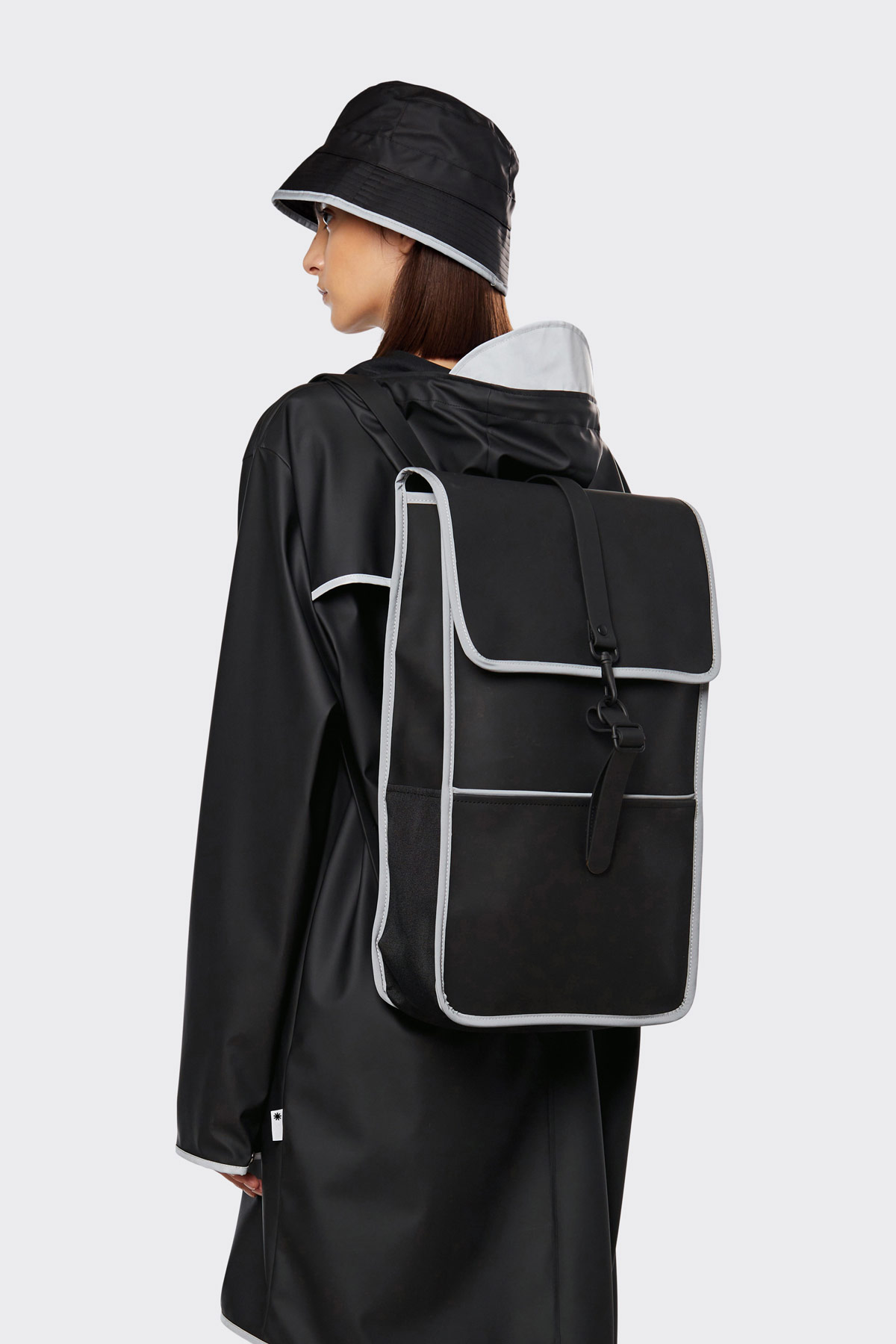 RAINS Backpack Reflective 13 L Rucksack Rains_Backpack_Reflective_14090_BKR_5