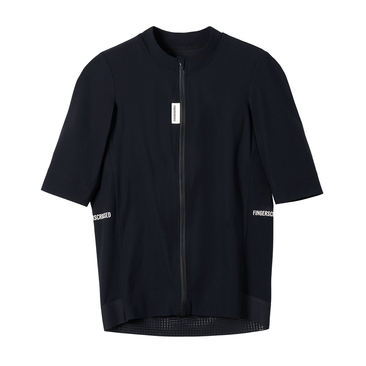 FINGERSCROSSED ROAD JERSEY MEN Fahrradtrikot Trikot Rennrad Männer kurzarm shortsleeve black schwarz FINGERSCROSSED ROAD JERSEY MEN Fahrradtrikot Trikot Rennrad Männer kurzarm shortsleeve black schwarz Freisteller vorne