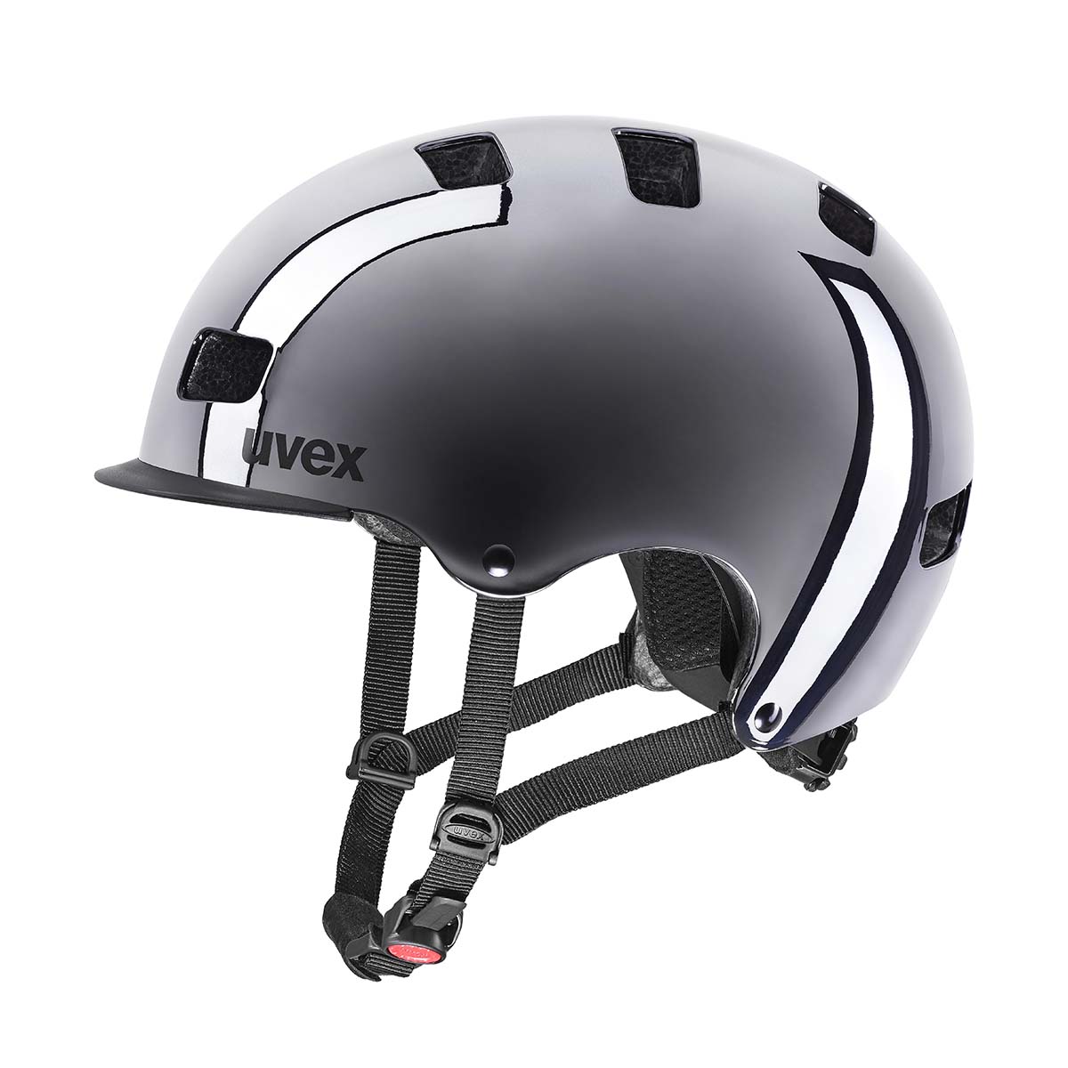 uvex hlmt 5 bike pro chrome Fahrradhelm S41098802-uvex-hlmt-5-bike-pro-gunmet-chrome_Main