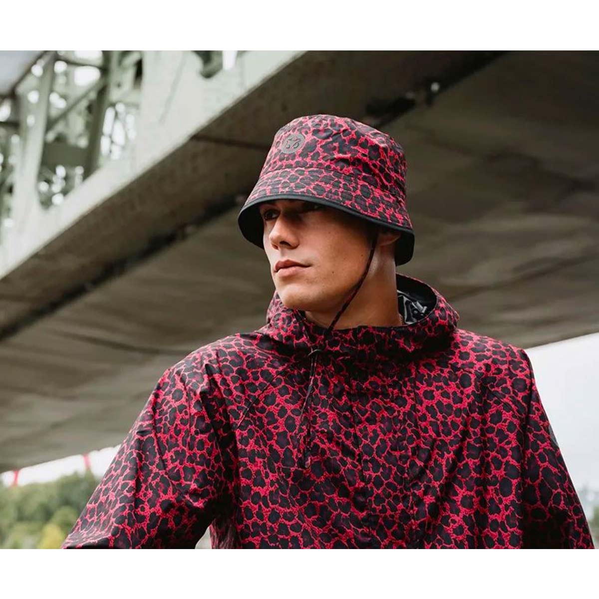AGU Motion Regenhut Unisex AGU_Motion-Bucket-Rain-Hat_Leopard_02