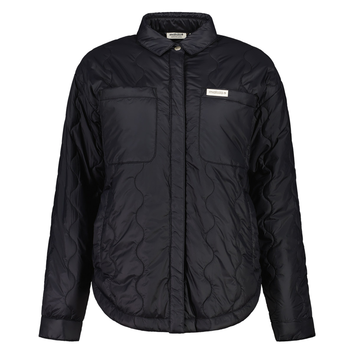 Maloja BogliaM. Primaloft Steppjacke Damen Maloja_BogliaM-Primaloft-Overshirt_deep-black_01