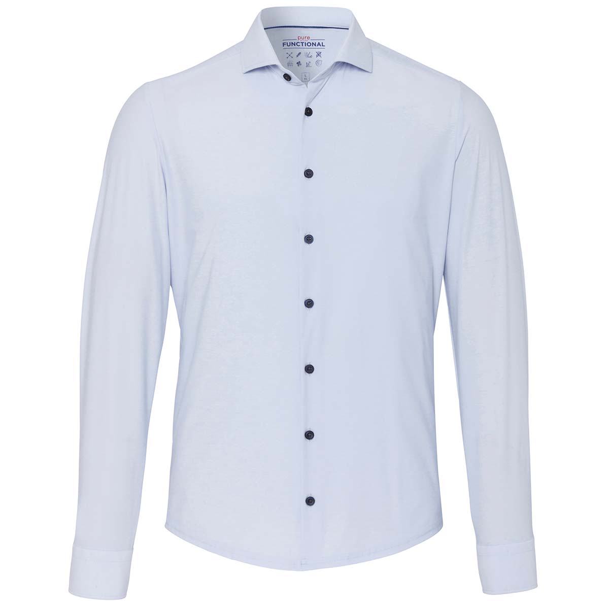 PURE Functional Modern Fit Hemd Herren 3389-21750-100f-Pure-Hemd-vorne