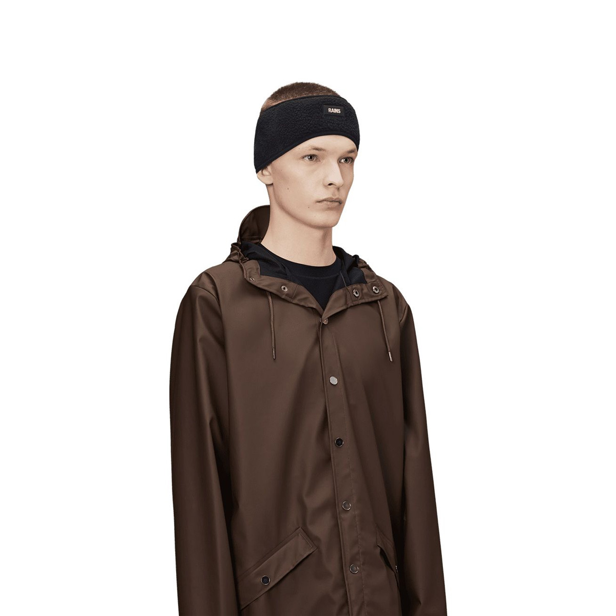 RAINS T1 Fleece Stirnband Rains_Fleece-Headband-T1_black_03