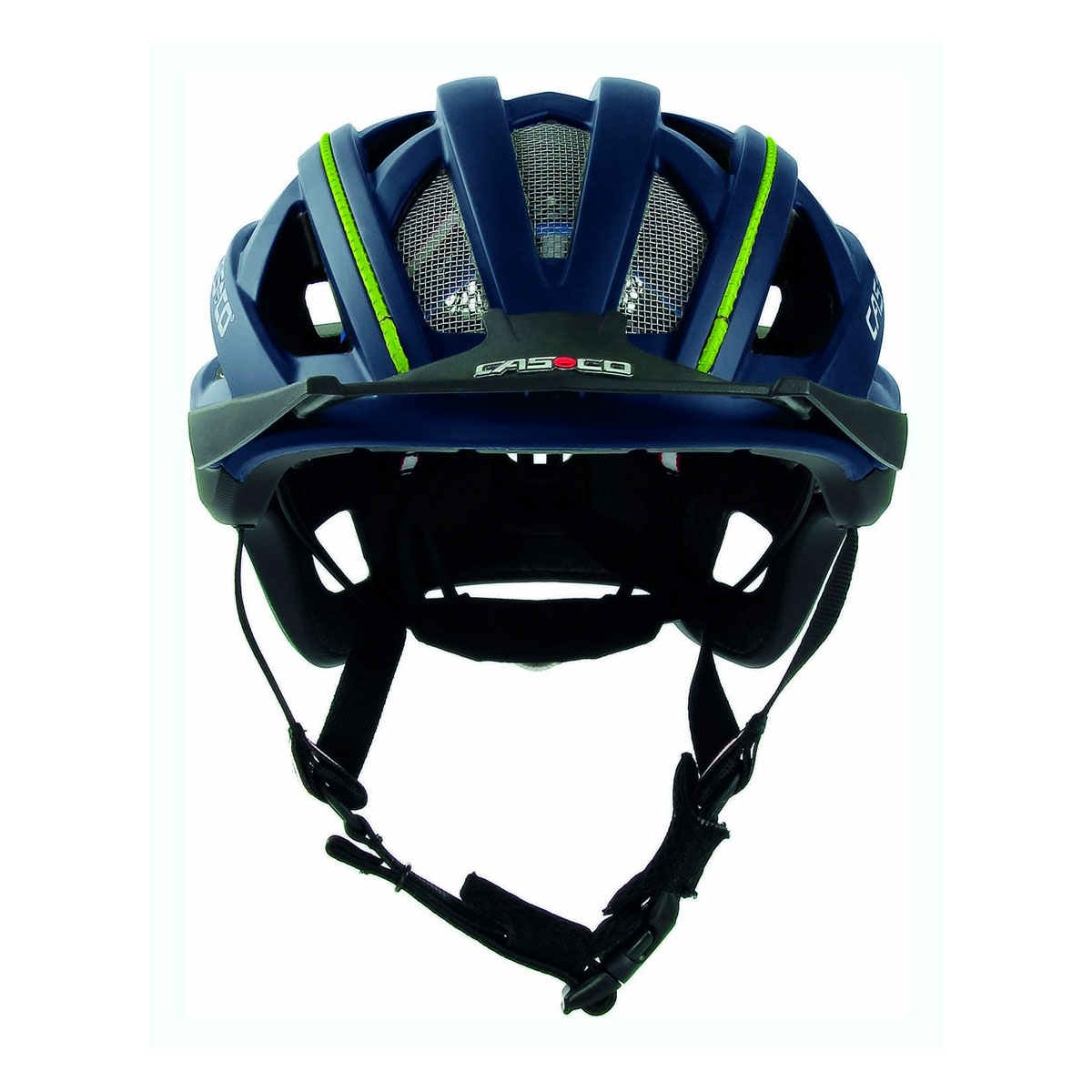 Casco Cuda 2 Fahrradhelm CASCO_Cuda2_Blue_NeonYellow_Matte_front_cmyk_04-1605