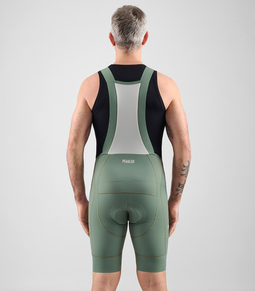 PEdALED Element Bib Fahrradhose Herren PEdALED_ELEMENT_BIB-SHORTS_GREEN_04