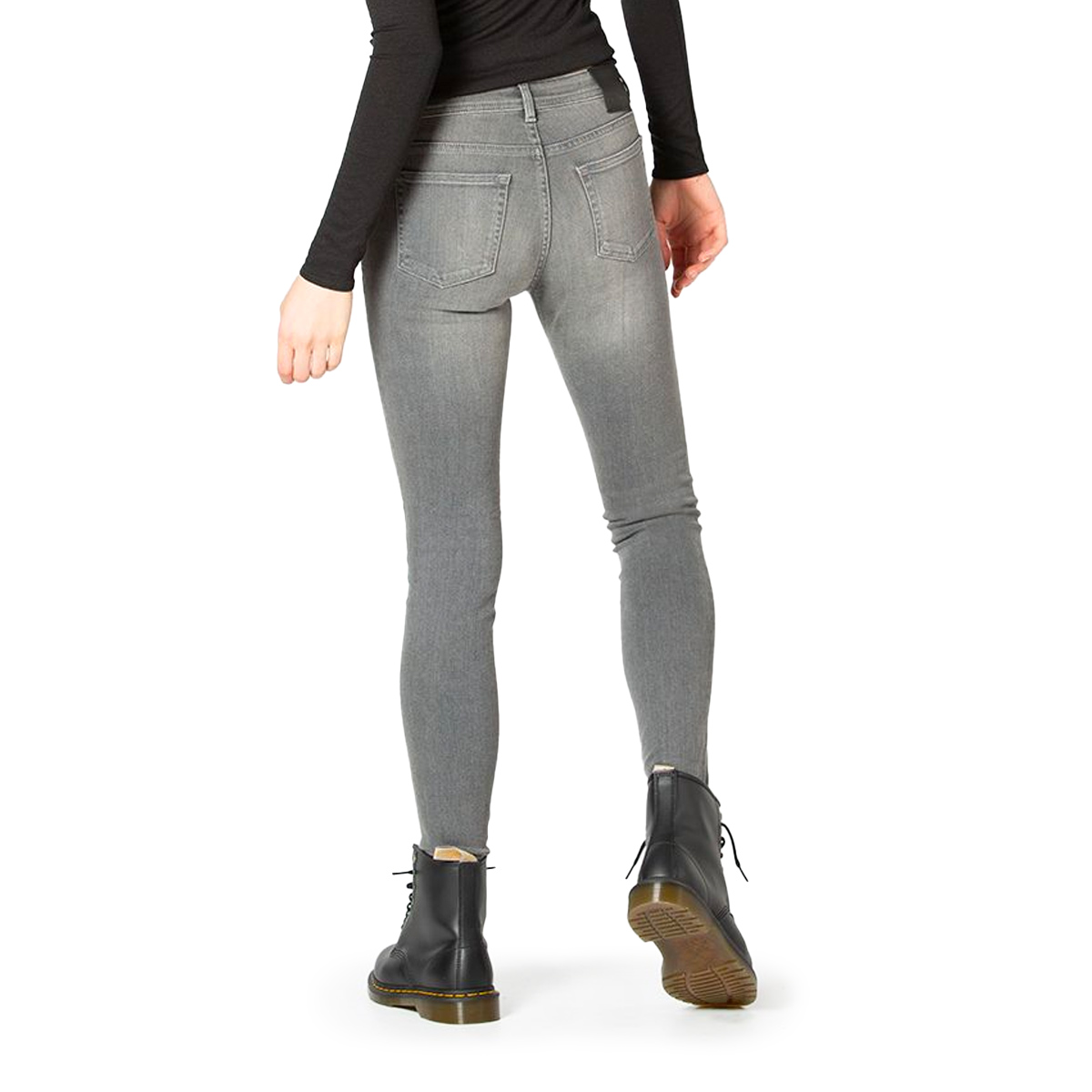 DUER Performance Medium Waist Skinny Jeans Damen Duer-WFLK2650-Grey-Skinny-BK