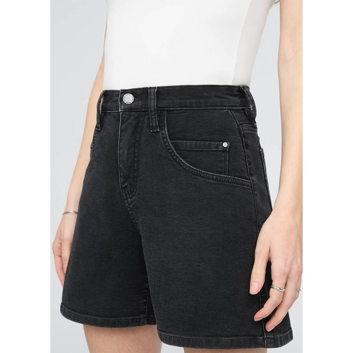 DUER Stretch Canvas High Waist Relaxed Jeans Shorts Damen DUER Stretch Canvas High Waist Relaxed Jeans Shorts Damen