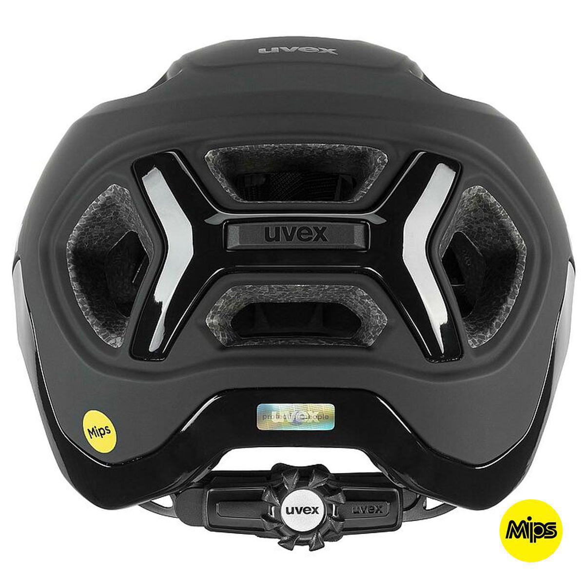 uvex react MIPS Fahrradhelm UVEX_Helm_react-MIPS_black-matt_05