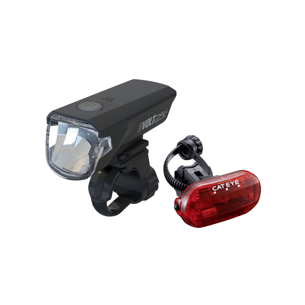 CATEYE Fahrradlicht Beleuchtungskit GVolt 25c Kit - HL-EL370G + TL-LD135G Cateye_FA003522024_GVolt25-Omni-3G_Beleuchtung-Set_01_1200x1200