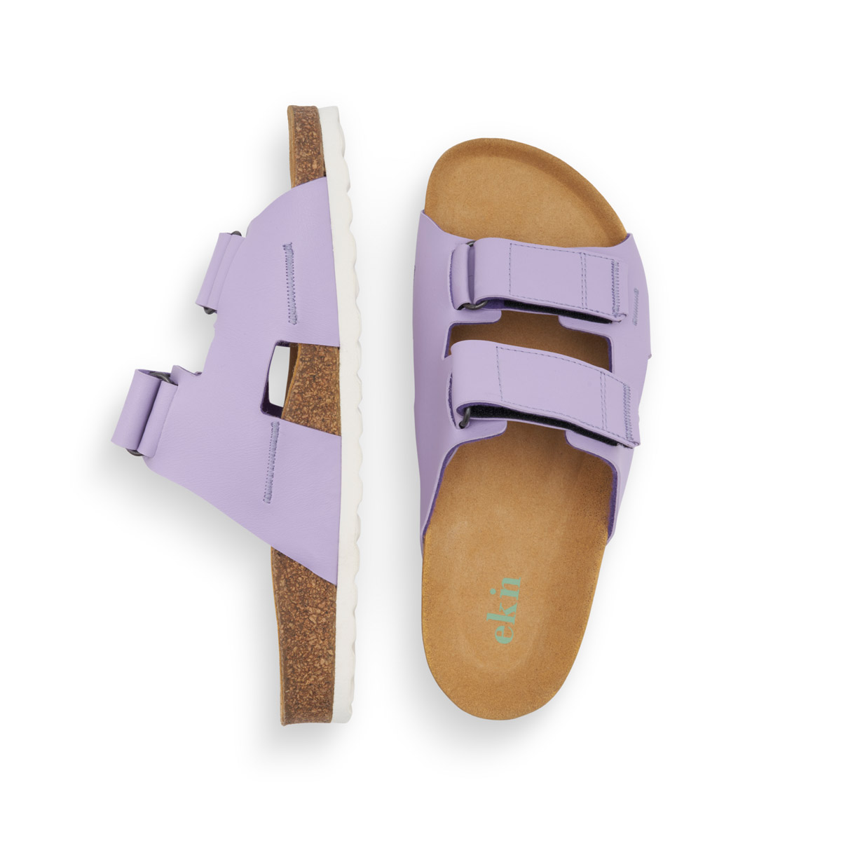 EKN Footwear Azalea Sandalen Damen Ekn_AZALEA_Berry_paar_links_innen