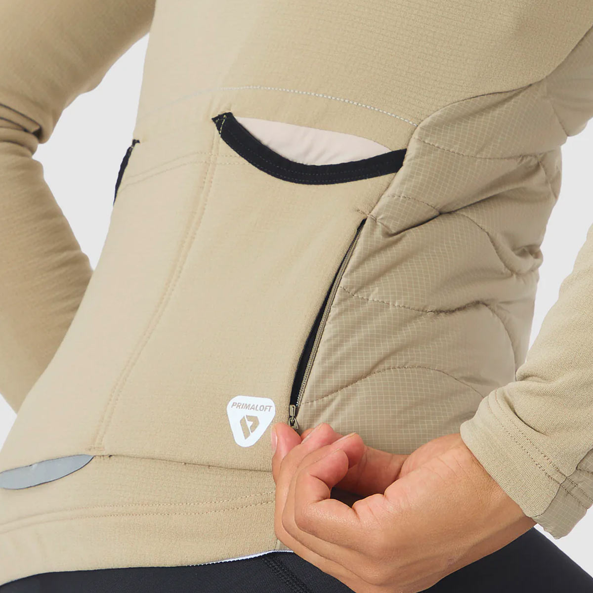 Café du Cycliste Albertine Primaloft Isolierte Jacke Damen Cafe-du-Cycliste_Albertine-Primaloft-Jacket-Thermal_Women_pearl-grey_07