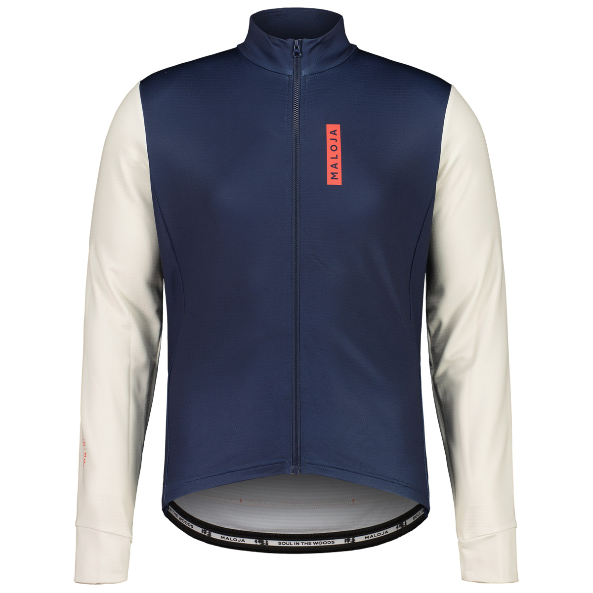 Maloja GrumesM. 1/1 Fleecejacke Herren Maloja_GrumesM-1-1-Cycle-Jacket-8325-night-sky_01, Mantel, Jacke, Langarm, Fleece, Weste