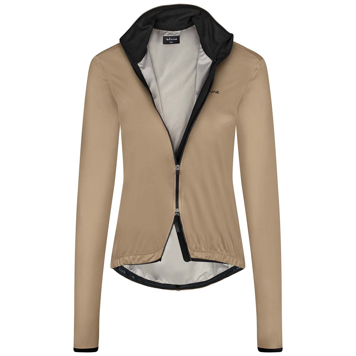 Veloine-AllWeatherJacket-Stelvio-cappuccino-vorne-offen