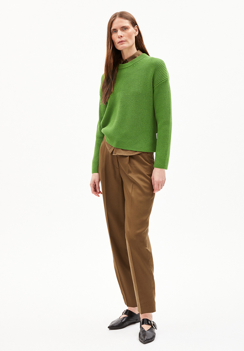 ARMEDANGELS Nuriaas Strickpullover Damen Armedangels_NURIAAS_ivy-green_Pullover_03