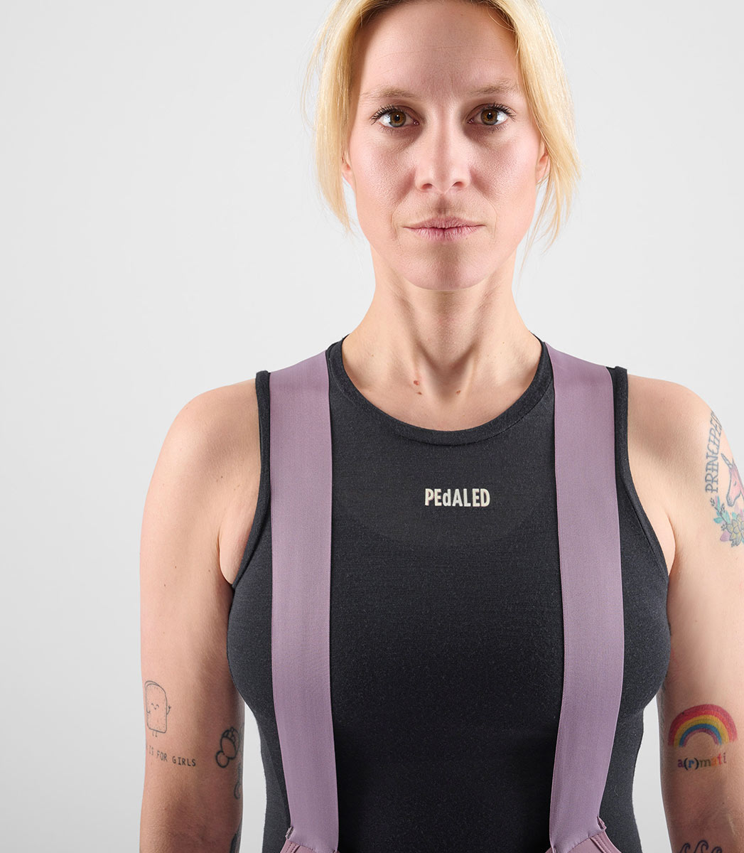 PEdALED Element Bib Fahrradhose Damen PEdALE_W_ELEMENT_BIB-SHORTS_LILAC_05
