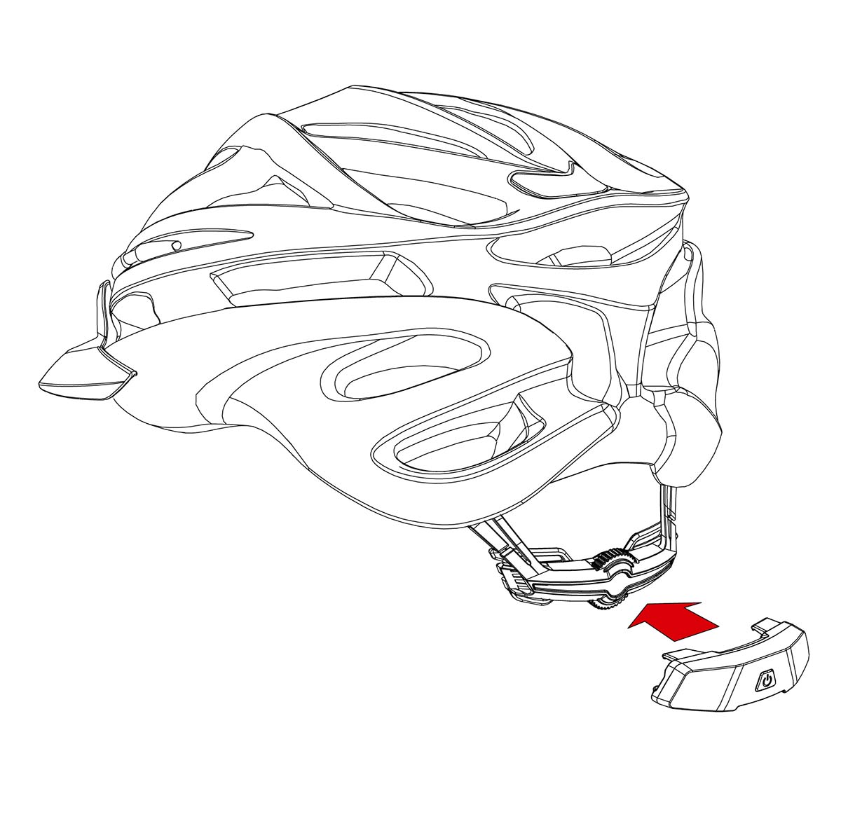 Rearlight LFS Typ J Helm Rücklicht