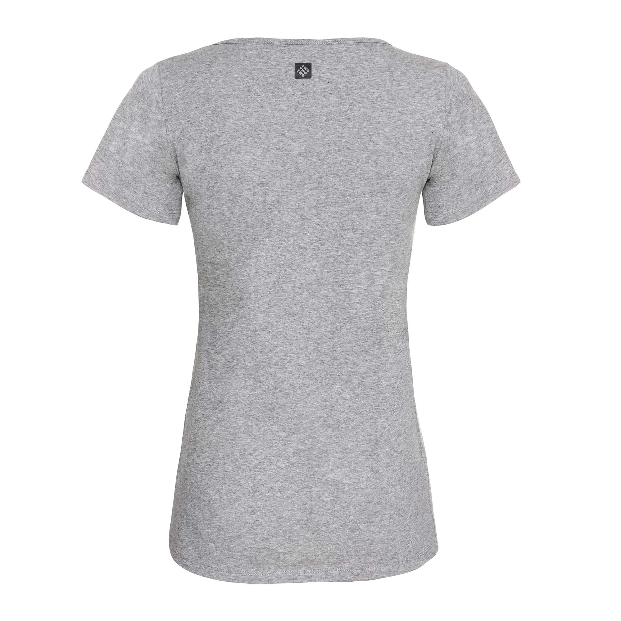 Triple2 TUUR Een Leaves Logo T-Shirt Damen 25211_TUUR_een_Organic_Cotton_Women_-_Logo_42_Black_Melange_1