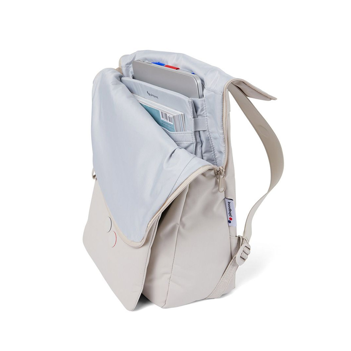 Pinqponq Klak 2 Pure 13L Rucksack pinqponq-PPC-RLT-001-70059-Klak-Cliff-Beige-4