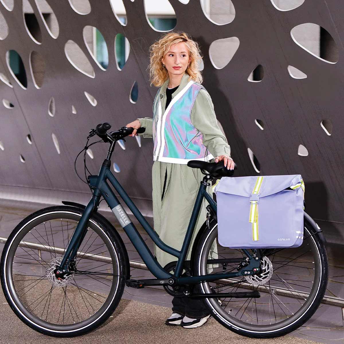 Gofluo Blackstar Reflektierende Wasserdichte Fahrrad-Weste Damen Gofluo Blackstar Reflektierende Wasserdichte Fahrrad-Weste Damen