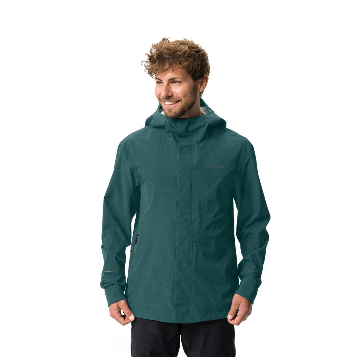 Vaude-Yaras-Rain-Jacket-II-Men-mallard-green-3, Bekleidung, Mantel, Kapuzenpulli, Pullover, Sweatshirt